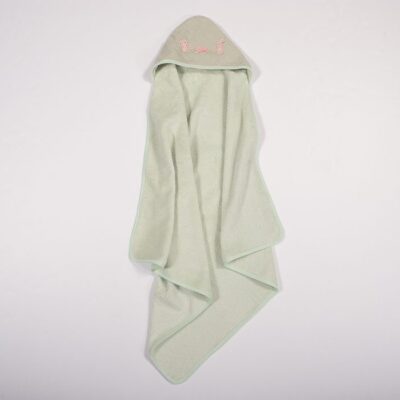 ΒΡΕΦΙΚΗ ΚΑΠΑ COUNTRY BUNNY 75X75 NEF-NEF HOMEWARE, 100% ΒΑΜΒΑΚΙ - Image 4