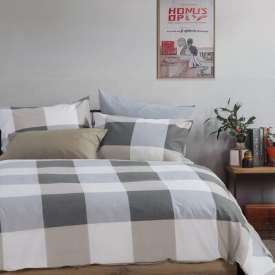 ΣΕΤ ΠΑΠΛΩΜΑΤΟΘΗΚΗ ΜΟΝΗ CASUAL CHECK 170Χ240 NEF-NEF HOMEWARE, 100% ΒΑΜΒΑΚΙ - Image 7