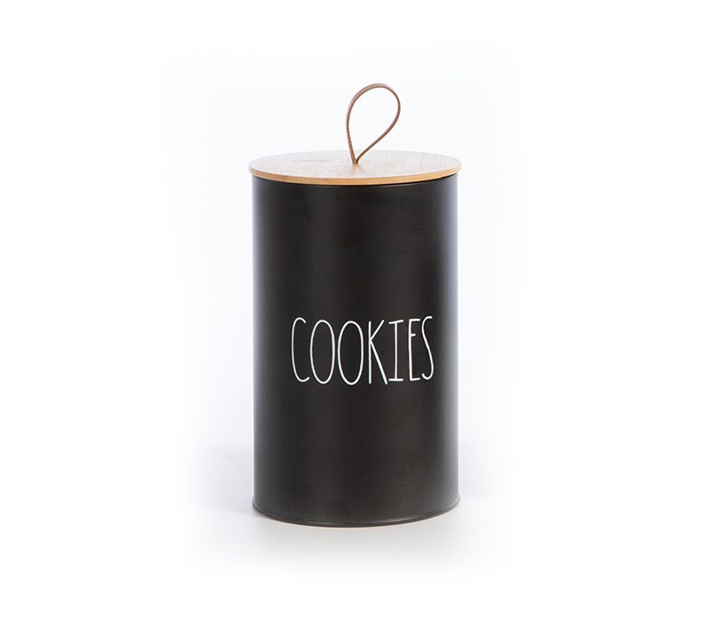 ΔΟΧΕΙΟ ΓΙΑ ΜΠΙΣΚΟΤΑ COOKIES 12Χ12Χ20 NEF-NEF HOMEWARE, ΜΕΤΑΛΛΙΚΟ - Image 6