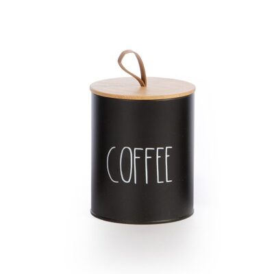 ΔΟΧΕΙΟ ΓΙΑ ΚΑΦΕ COFFEE 10.4X10.4X13 NEF-NEF HOMEWARE, ΜΕΤΑΛΛΙΚΟ - Image 7