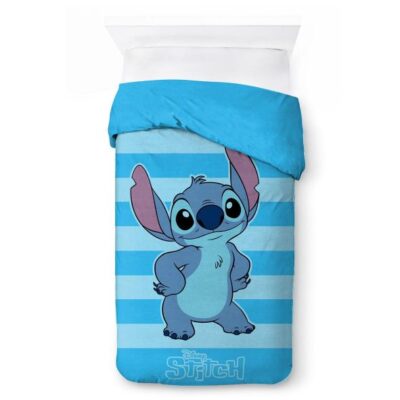 Disney Home Κουβερτοπάπλωμα Flannel-Sherpa Disney Home Lilo & Stitch 14 160X250 Sky Blue 100% Polyester