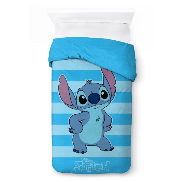 Disney Home Κουβερτοπάπλωμα Flannel-Sherpa Disney Home Lilo & Stitch 14 160X250 Sky Blue 100% Polyester