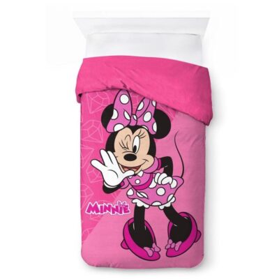 Disney Home Κουβερτοπάπλωμα Flannel-Sherpa Disney Home Minnie 15 160X250 Fuchsia-Pink 100% Polyester
