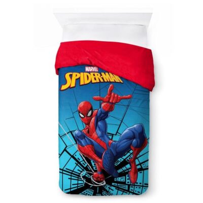 Marvel Κουβερτοπάπλωμα Flannel-Sherpa Marvel Spider-Man 13 160X250 Turquoise-Blue 100% Polyester