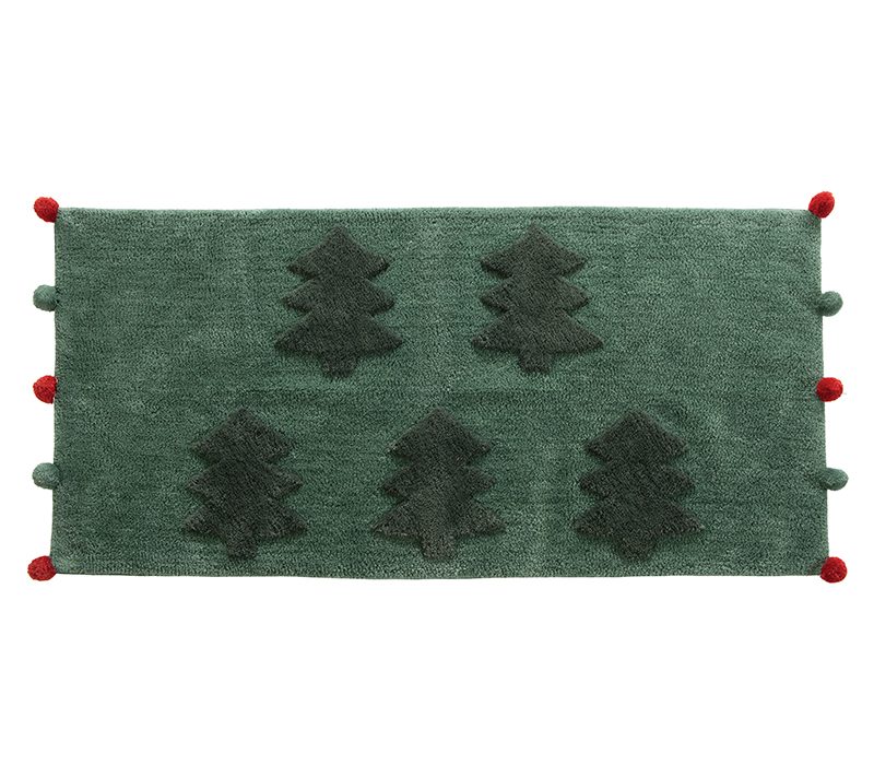 ΧΡΙΣΤΟΥΓΕΝΝΙΑΤΙΚΟ ΧΑΛΑΚΙ TREES OF JOY 70X140 NEF-NEF HOMEWARE, 58% ΠΟΛΥΕΣΤΕΡΑΣ - 42% BAMBΑΚΙ