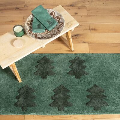 ΧΡΙΣΤΟΥΓΕΝΝΙΑΤΙΚΟ ΧΑΛΑΚΙ TREES OF JOY 70X140 NEF-NEF HOMEWARE, 58% ΠΟΛΥΕΣΤΕΡΑΣ - 42% BAMBΑΚΙ - Image 2