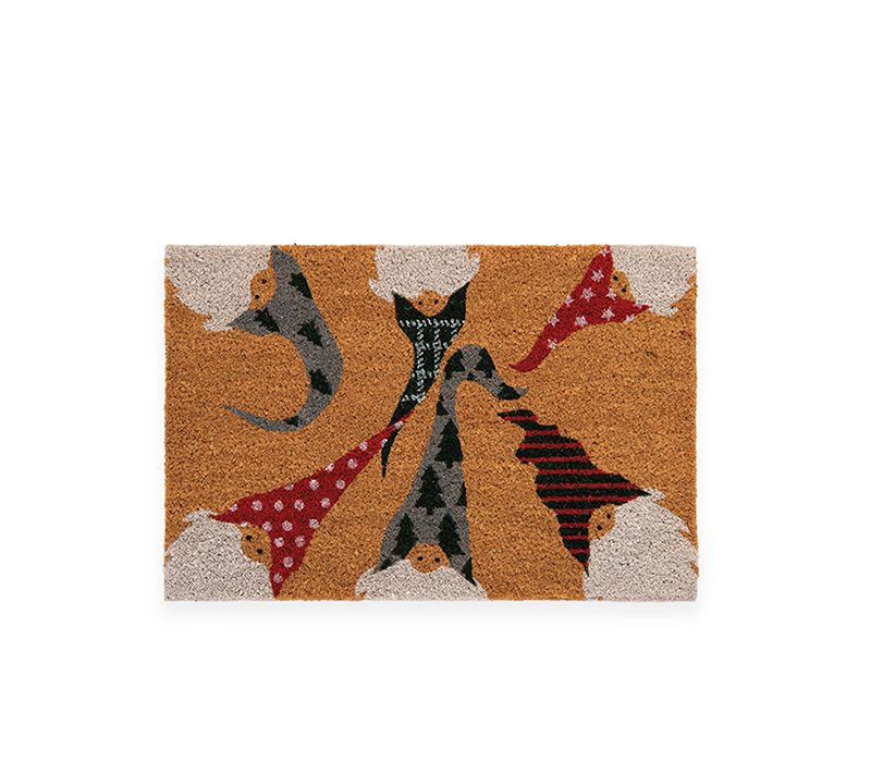 ΧΡΙΣΤΟΥΓΕΝΝΙΑΤΙΚΟ ΤΑΠΕΤΟ ΕΙΣΟΔΟΥ DWARFS FELLOWSHIP 40X60 NEF-NEF HOMEWARE, 100% ΚΟΚΟΦΟΙΝΙΚΑΣ