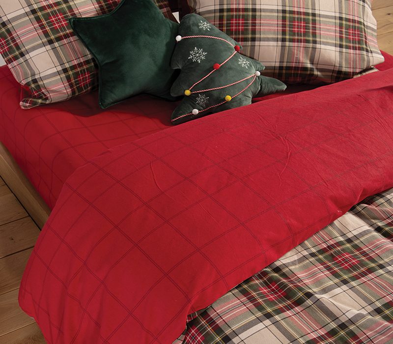 ΣΕΤ ΣΕΝΤΟΝΙΑ ΥΠΕΡΔΙΠΛΑ NOEL 240X260 NEF-NEF HOMEWARE, 100% ΒΑΜΒΑΚΙ - Image 2