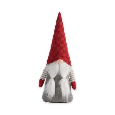 ΧΡΙΣΤΟΥΓΕΝΝΙΑΤΙΚΟ ΣΤΟΠ ΠΟΡΤΑΣ GNOME RED HAT 40CM  NEF-NEF HOMEWARE, 100% ΠΟΛΥΕΣΤΕΡΑΣ