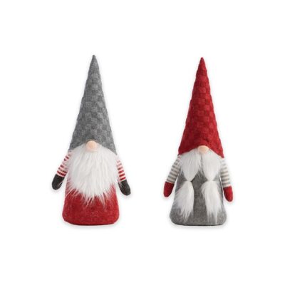 ΧΡΙΣΤΟΥΓΕΝΝΙΑΤΙΚΟ ΣΤΟΠ ΠΟΡΤΑΣ GNOME RED HAT 40CM  NEF-NEF HOMEWARE, 100% ΠΟΛΥΕΣΤΕΡΑΣ - Image 2