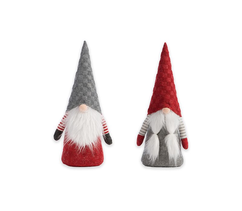 ΧΡΙΣΤΟΥΓΕΝΝΙΑΤΙΚΟ ΣΤΟΠ ΠΟΡΤΑΣ GNOME RED HAT 40CM  NEF-NEF HOMEWARE, 100% ΠΟΛΥΕΣΤΕΡΑΣ - Image 2