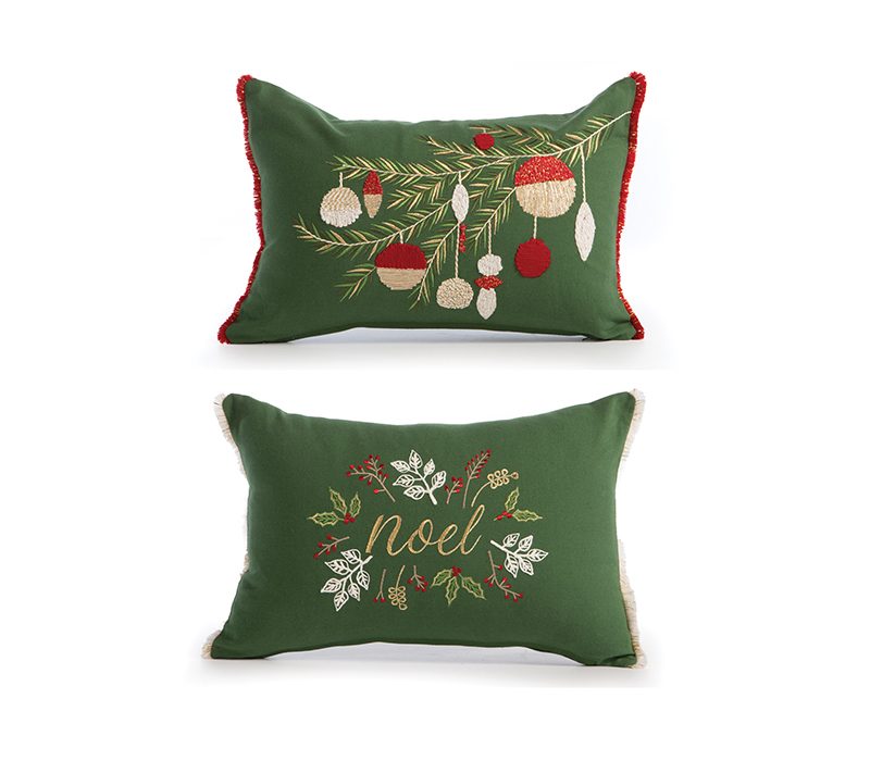 ΧΡΙΣΤΟΥΓΕΝΝΙΑΤΙΚΟ ΔΙΑΚΟΣΜΗΤΙΚΟ ΜΑΞΙΛΑΡΙ NOEL VERDE 30X45 NEF-NEF HOMEWARE, ΥΦ:100% ΒΑΜΒΑΚΙ ΓΕΜΙΣΜΑ:100% ΠΟΛΥΕΣΤΕΡΑΣ