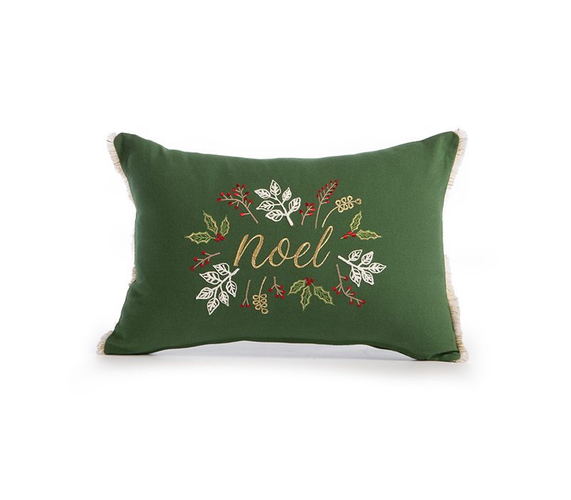 ΧΡΙΣΤΟΥΓΕΝΝΙΑΤΙΚΟ ΔΙΑΚΟΣΜΗΤΙΚΟ ΜΑΞΙΛΑΡΙ NOEL VERDE 30X45 NEF-NEF HOMEWARE, ΥΦ:100% ΒΑΜΒΑΚΙ ΓΕΜΙΣΜΑ:100% ΠΟΛΥΕΣΤΕΡΑΣ - Image 2
