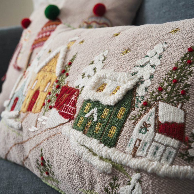 Μαξιλαροθήκη 30x45cm GOFIS HOME  Xmas  296 - Image 2