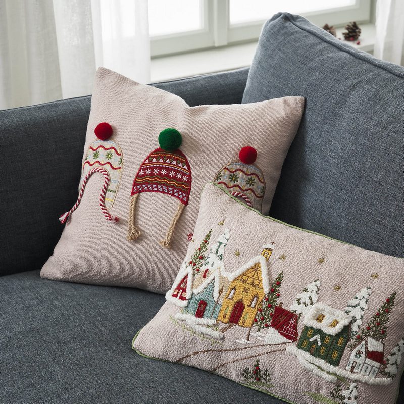 Μαξιλαροθήκη 30x45cm GOFIS HOME  Xmas  296 - Image 3