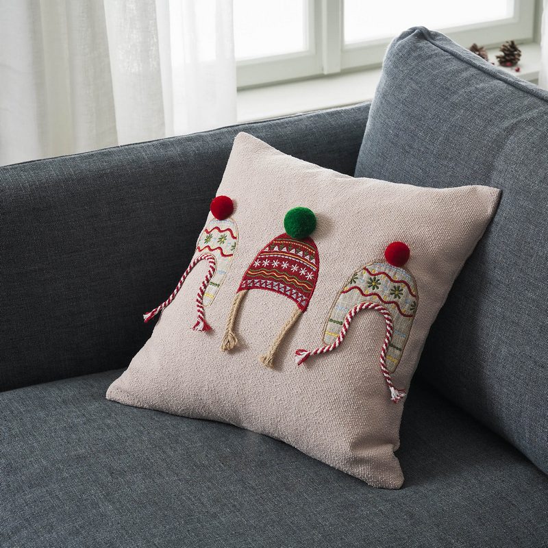 Μαξιλαροθήκη 43x43cm GOFIS HOME  Xmas  298