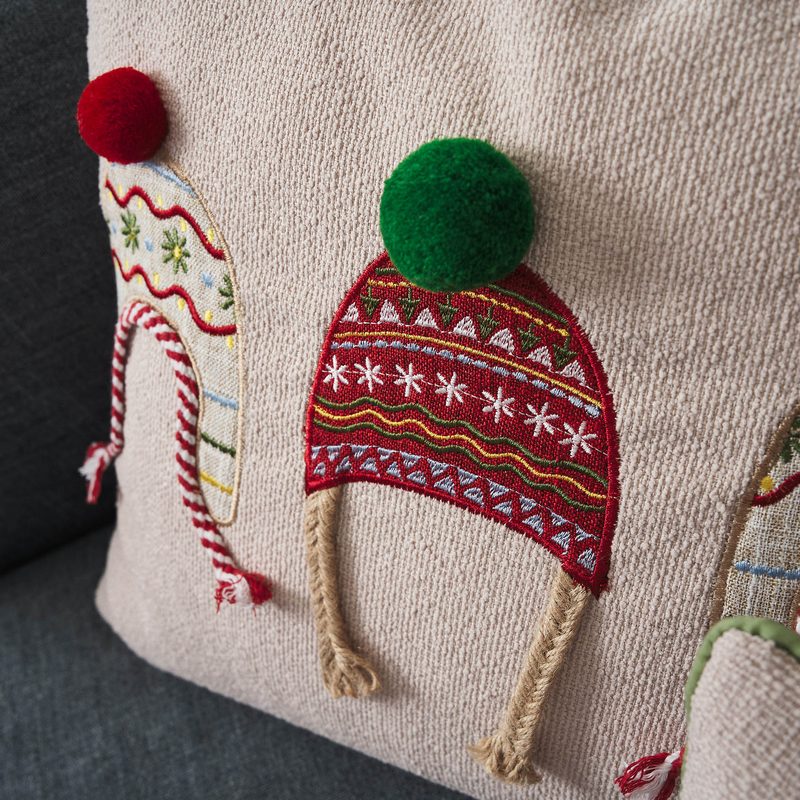 Μαξιλαροθήκη 43x43cm GOFIS HOME  Xmas  298 - Image 2