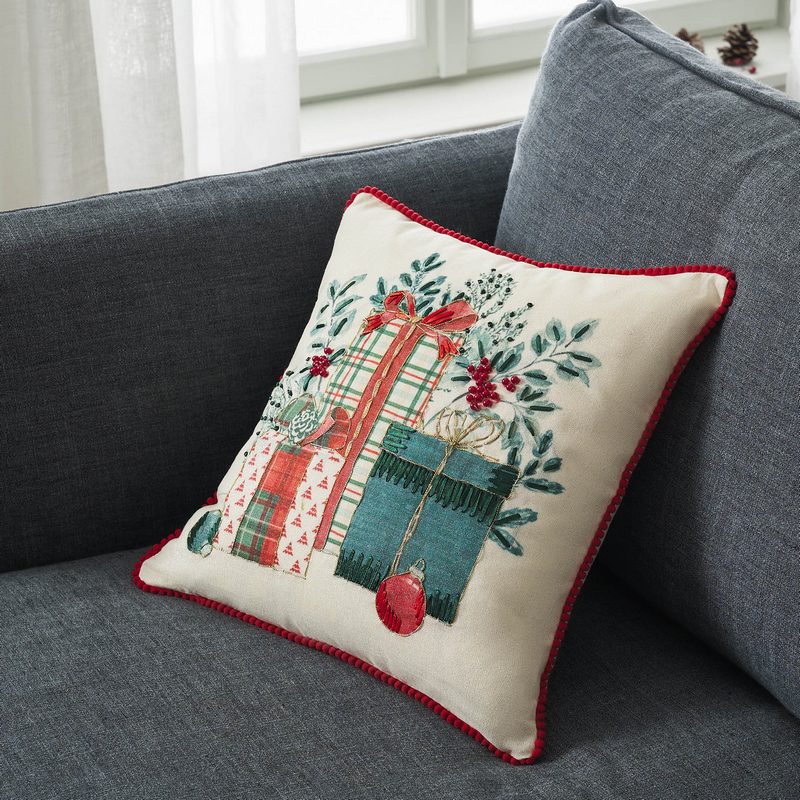 Μαξιλαροθήκη 43x43cm GOFIS HOME Xmas 339