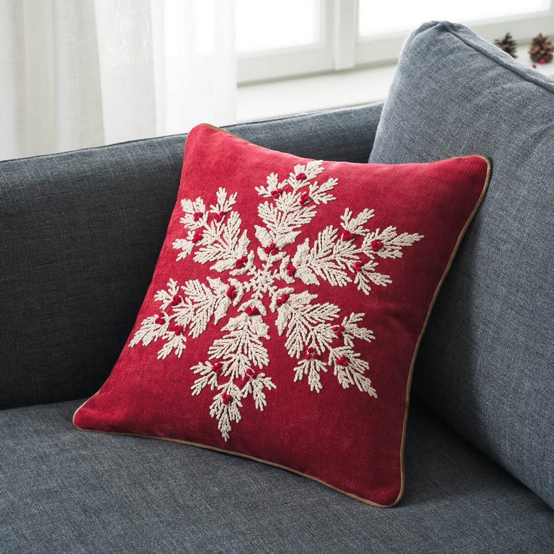 Μαξιλαροθήκη 43x43cm GOFIS HOME  Xmas  350