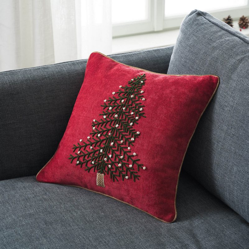 Μαξιλαροθήκη 43x43cm GOFIS HOME  Xmas  352