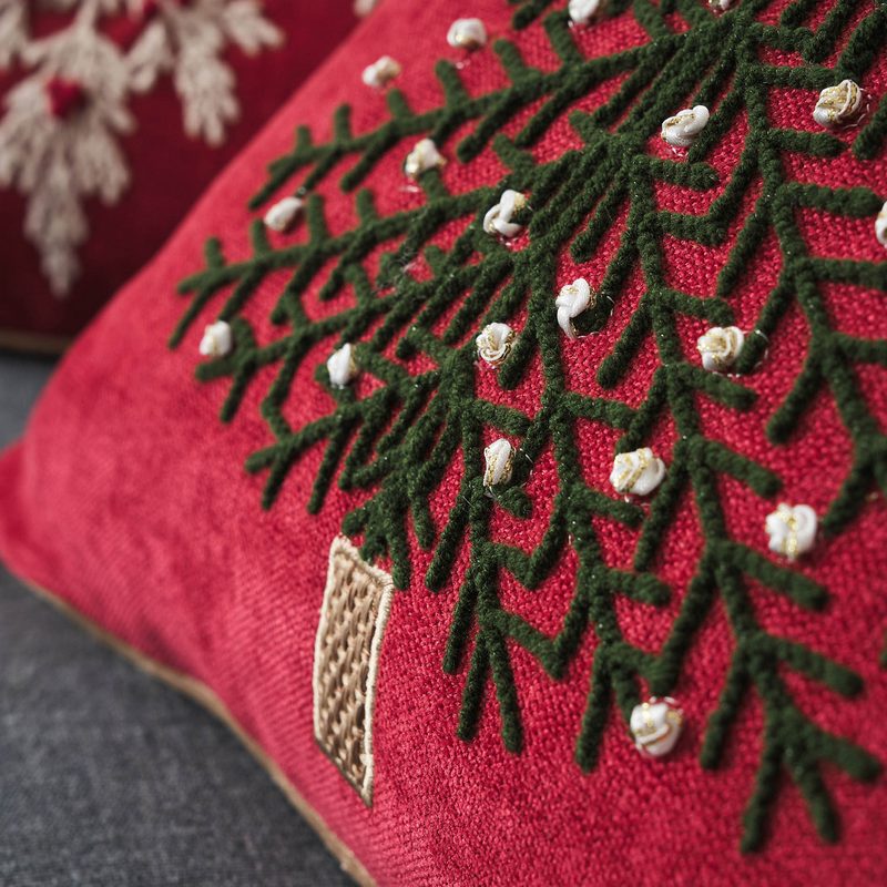 Μαξιλαροθήκη 43x43cm GOFIS HOME  Xmas  352 - Image 2