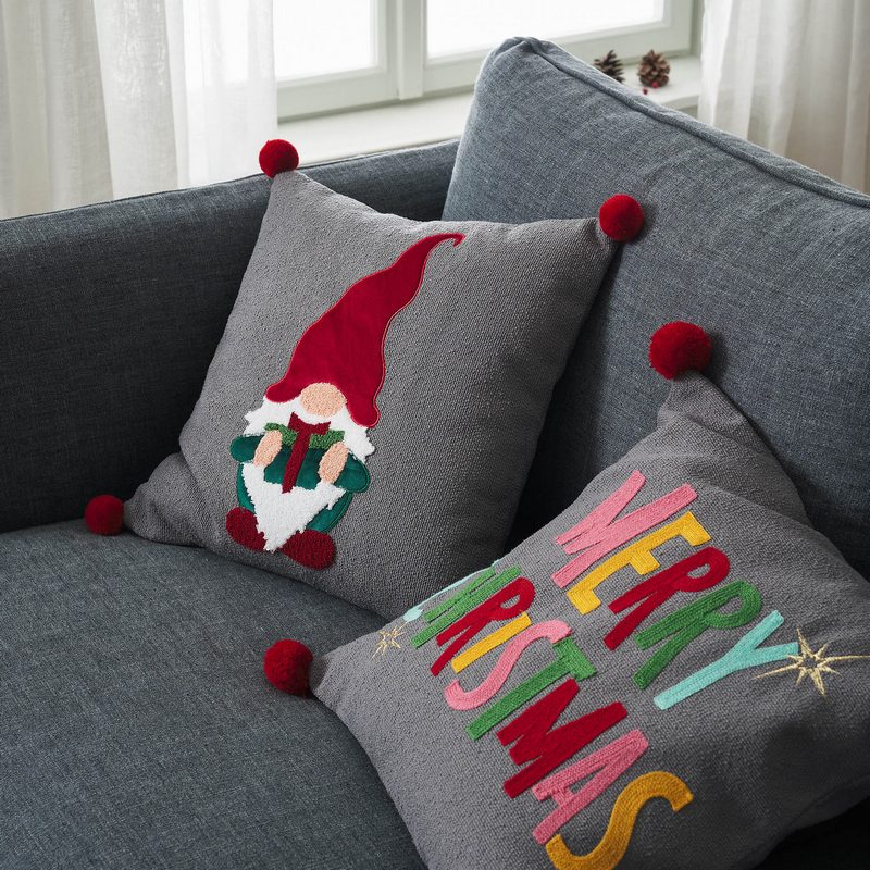 Μαξιλαροθήκη 43x43cm GOFIS HOME  Xmas  361 - Image 3