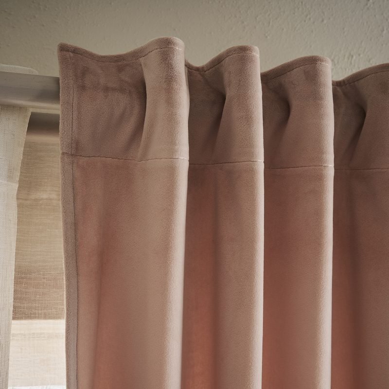 Κουρτίνα με σιρίτι 140x280cm GOFIS HOME  Winter Salmon Dawn 711/17 - Image 4