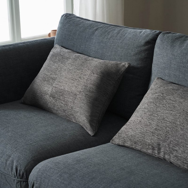 Μαξιλαροθήκη 40x60cm GOFIS HOME  Zephyr Ink Grey 146/15