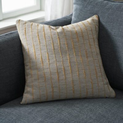 Μαξιλαροθήκη 50x50cm GOFIS HOME Vespera Leaf Gold 148/04