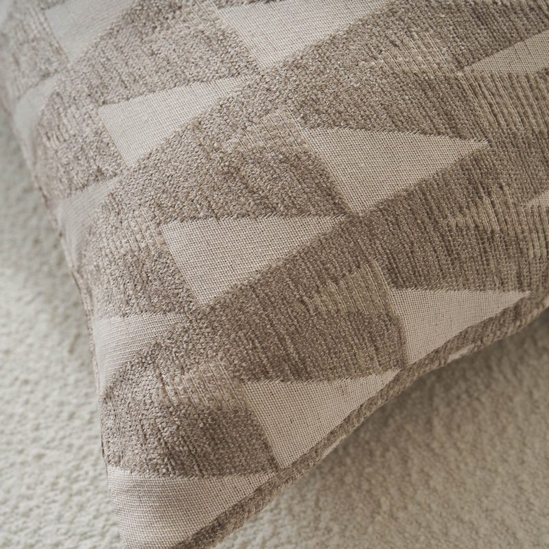 Μαξιλαροθήκη 50x50cm GOFIS HOME  Caspian Beige 156/06 - Image 2