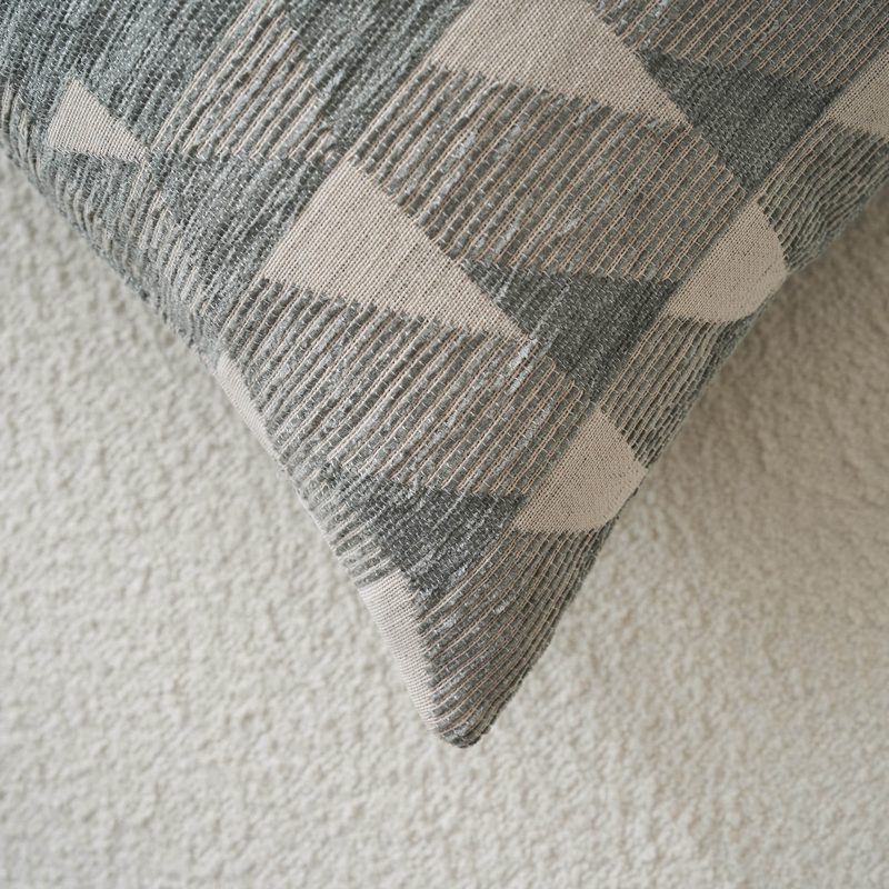 Μαξιλαροθήκη 50x50cm GOFIS HOME  Caspian Weed Grey 156/07 - Image 2