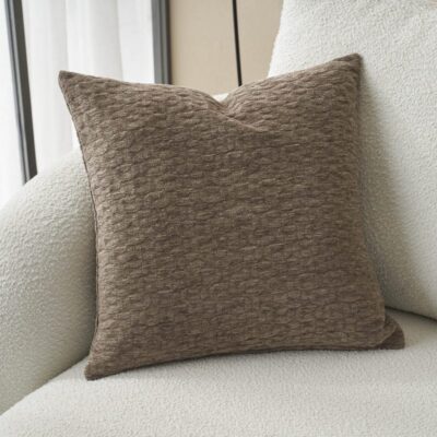 Μαξιλαροθήκη 50x50cm GOFIS HOME Ondine Brown 184/13