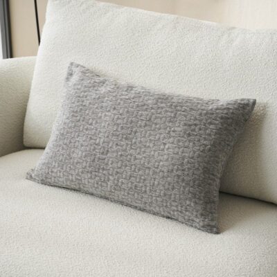 Μαξιλαροθήκη 40x60cm GOFIS HOME Ondine Silver Grey 184/15