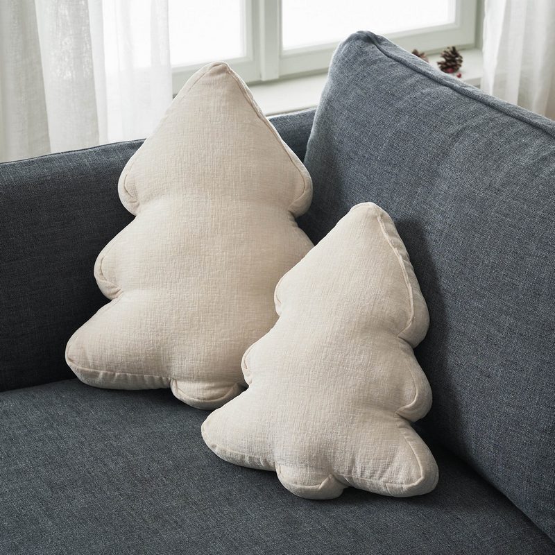 Μαξιλαράκι με γέμισμα 28x36cm GOFIS HOME  Xmas Ecru 283 - Image 2