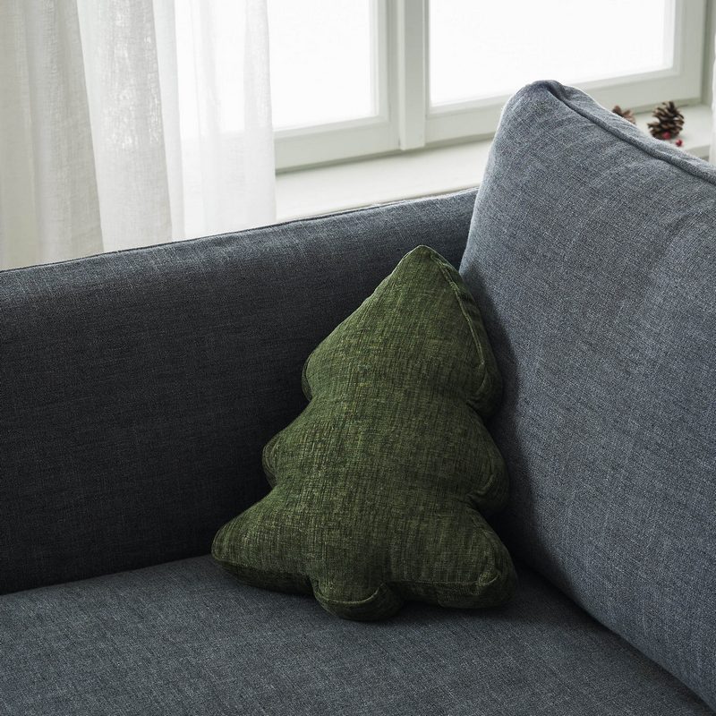 Μαξιλαράκι με γέμισμα 28x36cm GOFIS HOME  Xmas Sage Green 283