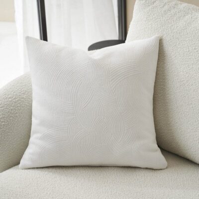 Μαξιλαροθήκη 50x50cm GOFIS HOME Nimbus Polar White 447/26