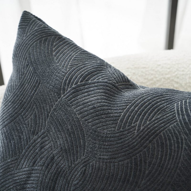 Μαξιλαροθήκη 50x50cm GOFIS HOME  Nimbus Pearl Grey 447/42 - Image 2