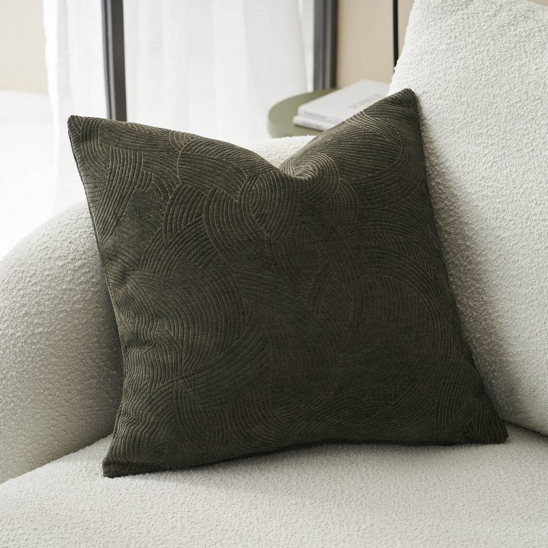 Μαξιλαροθήκη 50x50cm GOFIS HOME Nimbus Weed Green 447/57