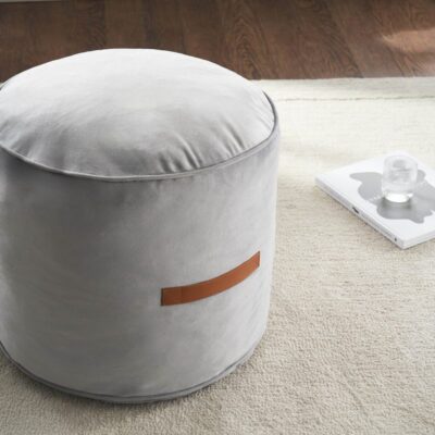 πουφ 40x50x50cm GOFIS HOME Winter Cloud Grey 711/34