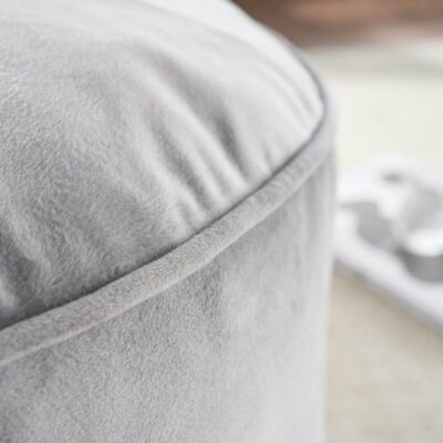 πουφ 40x50x50cm GOFIS HOME Winter Cloud Grey 711/34 - Image 3