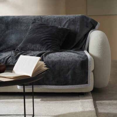 Ριχτάρι Πολυθρόνας 180x180cm GOFIS HOME Polar Pearl Grey 109/15