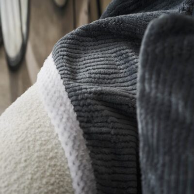Ριχτάρι Πολυθρόνας 180x180cm GOFIS HOME Polar Pearl Grey 109/15 - Image 3