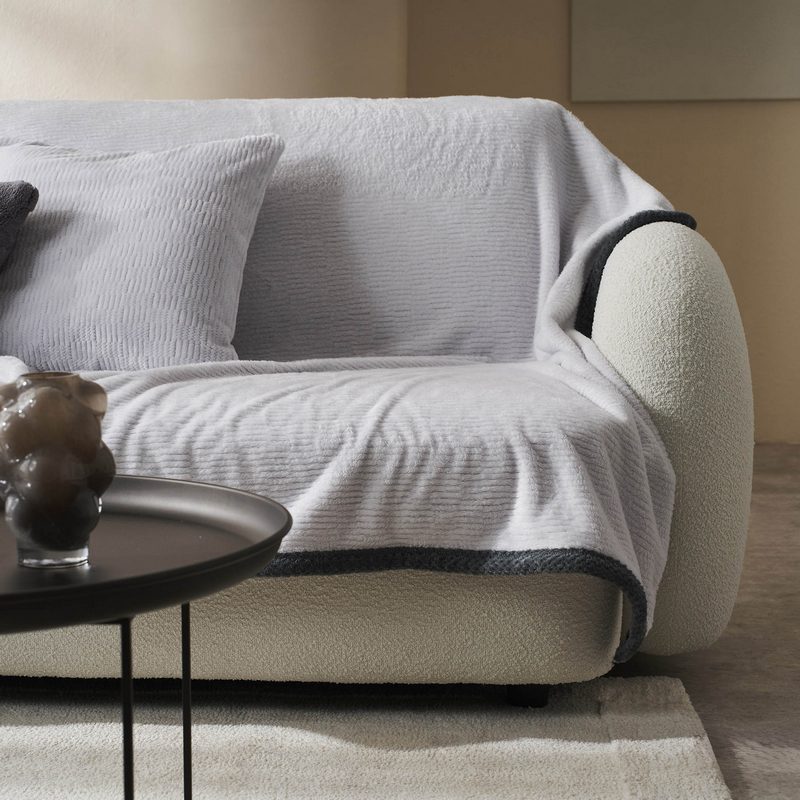 Ριχτάρι Τριθέσιου 180x300cm GOFIS HOME  Polar Fog Grey 109/01 - Image 3