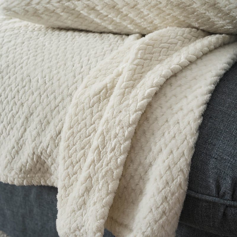 Ριχτάρι Πολυθρόνας 180x180cm GOFIS HOME  Cinnabar Ecru 115/05 - Image 2