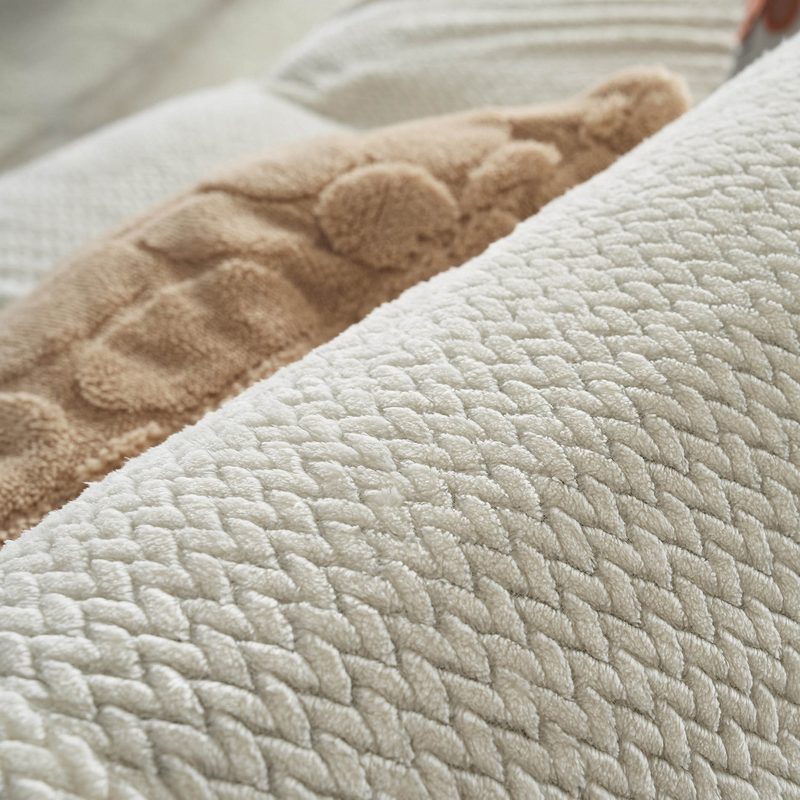 Ριχτάρι Πολυθρόνας 180x180cm GOFIS HOME  Cinnabar Ecru 115/05 - Image 3