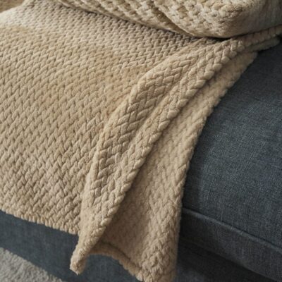 Ριχτάρι Πολυθρόνας 180x180cm GOFIS HOME Cinnabar Sesame Beige 115/06 - Image 4