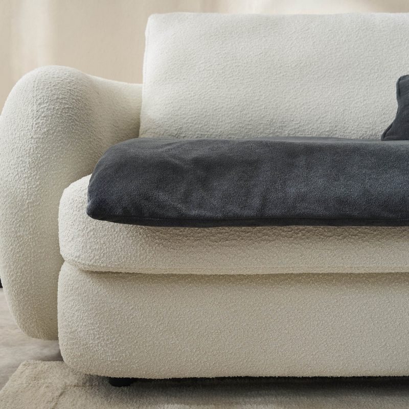 Sofa Topper 80x200cm GOFIS HOME  Nadinia Perl Grey 137 - Image 2