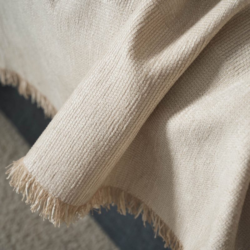 Ριχτάρι Πολυθρόνας 180x180cm GOFIS HOME  Zephyr Ecru 146/05 - Image 3