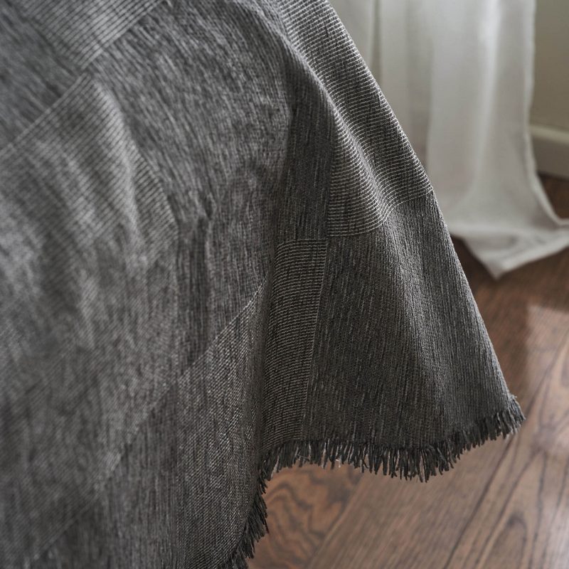 Ριχτάρι Διθέσιου 180x250cm GOFIS HOME  Zephyr Ink Grey 146/15 - Image 3