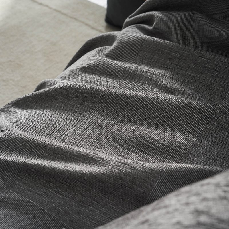 Ριχτάρι Διθέσιου 180x250cm GOFIS HOME  Zephyr Ink Grey 146/15 - Image 4